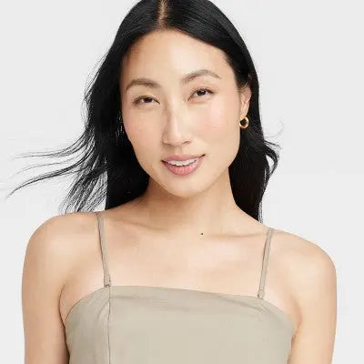 A New Day Women's Midi Bandeau Dress Belted Removable Straps A New DayBullseye Deals