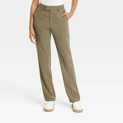 A New Day Women's Straight High Rise Stovepipe Trousers A New DayBullseye Deals