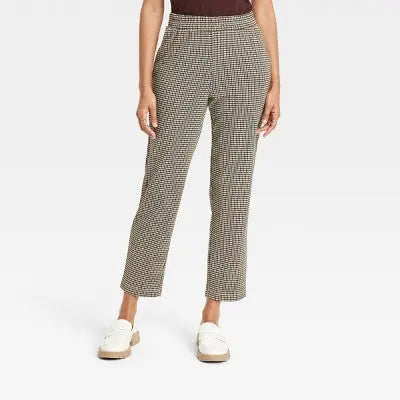 A New Day Women's Tapered High Rise Ankle Length Knit Pants Stretch A New DayBullseye Deals