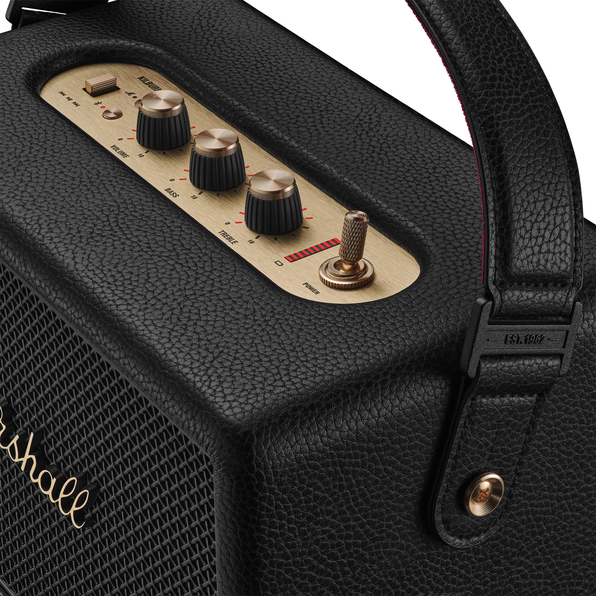 Certified Refurbished - Kilburn III�Bluetooth Speaker Black and Brass