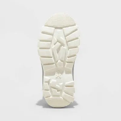 All In Motion Kids Leather Faux Fur Lace-Up Ankle Winter Boots Waterproof All in MotionBullseye Deals