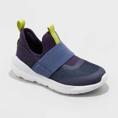 All In Motion Kids Low Top Pull-On Casual Sneakers Grip Zones Non-Marking Soles All in MotionBullseye Deals