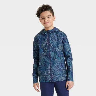 All In Motion Kids Zip-Up Winter Hooded Lightweight Rain Jacket Quilted All in MotionBullseye Deals