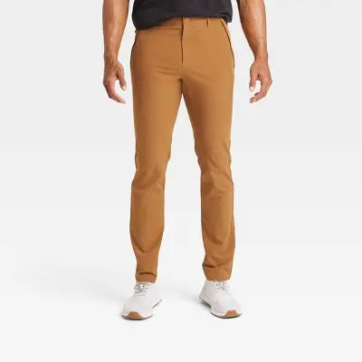 All In Motion Men's Pants Regular Fit Full Water Repellent Travel Pants All in MotionBullseye Deals