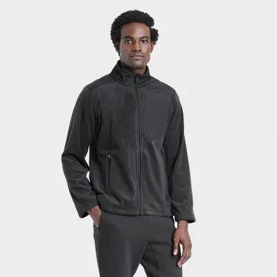 All In Motion Men's Zip-Up Winter Fleece Jacket All in MotionBullseye Deals