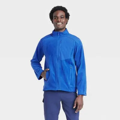 All In Motion Men's Zip-Up Winter Fleece Jacket All in MotionBullseye Deals