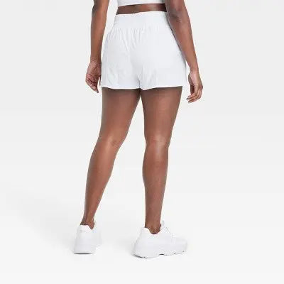 All In Motion Women's High Waist Crinkle Shorts Running Sports Shorts UPF 50+ All in MotionBullseye Deals