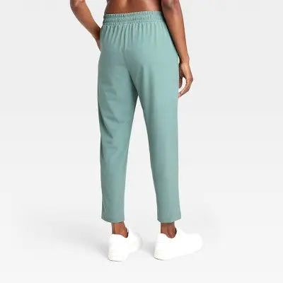 All In Motion Women's Stretch Woven High-Rise Tapered Pants Jogger UPF 50+ All In MotionBullseye Deals