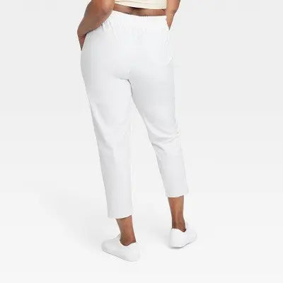 All In Motion Women's Stretch Woven High-Rise Tapered Pants Jogger UPF 50+ All In MotionBullseye Deals