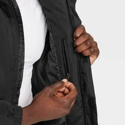 All In Motion Women's Zip-Up Winter Hooded Wind-Resistant Lightweight Jacket All in MotionBullseye Deals