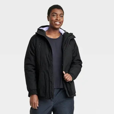 All In Motion Women's Zip Winter Hooded Wind-Resistant Snow Sport Jacket All in MotionBullseye Deals