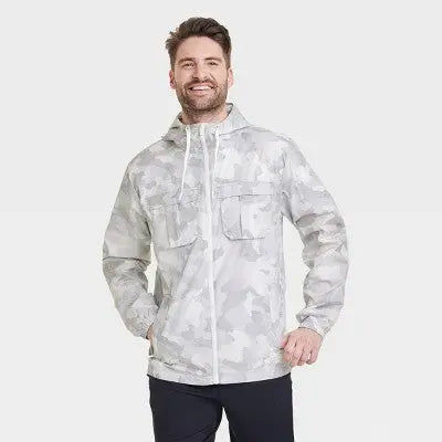 All in Motion Men's Camo Print Packable Jacket: Ready for Adventure All in MotionBullseye Deals