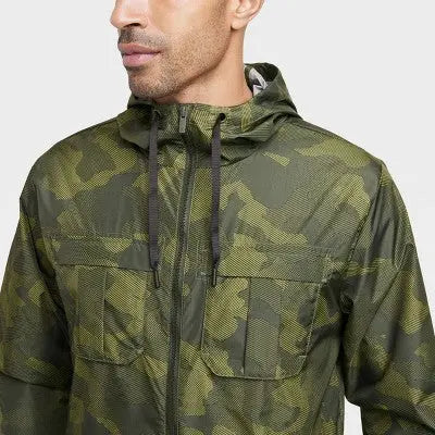 All in Motion Men's Camo Print Packable Jacket: Ready for Adventure All in MotionBullseye Deals