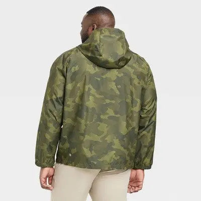 All in Motion Men's Camo Print Packable Jacket: Ready for Adventure All in MotionBullseye Deals