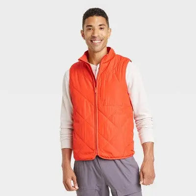 All in Motion Men's Quilted Wind-Resistant Puffer Vest Water-Resistant All in MotionBullseye Deals
