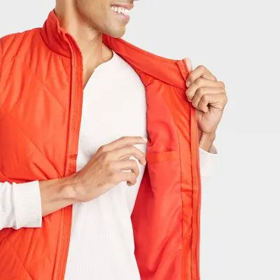 All in Motion Men's Quilted Wind-Resistant Puffer Vest Water-Resistant All in MotionBullseye Deals
