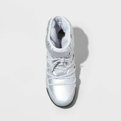 All in Motion Women's Cara Winter Boots Water-Repellent Fabric Upper Faux-Fur All in MotionBullseye Deals