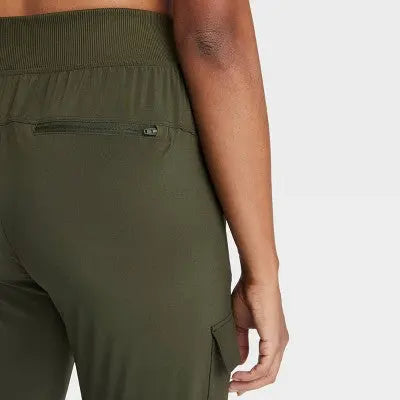 All in Motion Women's Stretch Woven Tapered Cargo Pants All in MotionBullseye Deals