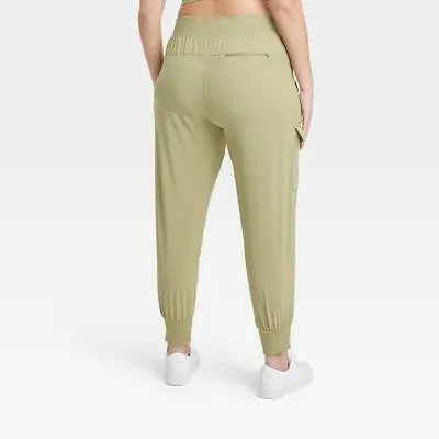 All in Motion Women's Stretch Woven Tapered Cargo Pants All in MotionBullseye Deals