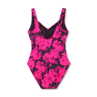 Aqua Green UPF 50 Cinch-Front One Piece Swimsuit: Fun Flattering Sun-Protected Aqua GreenBullseye Deals