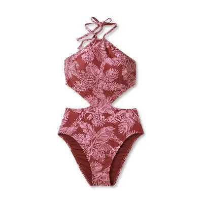 Aqua Green Women's Cut Out Strap One Piece Swimsuit - UPF 50+ - Secondipity