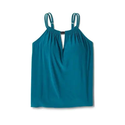 Aqua Green Women's High Neck Tankini Swimsuit Keyhole Tank Top Swimwear UPF 50+ Aqua GreenBullseye Deals