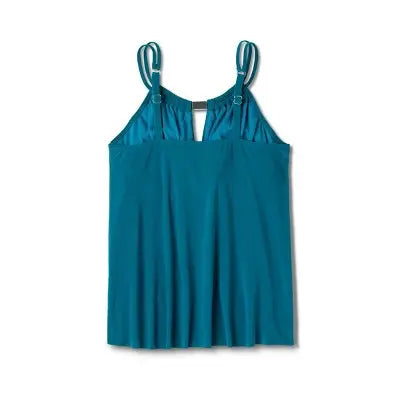 Aqua Green Women's High Neck Tankini Swimsuit Keyhole Tank Top Swimwear UPF 50+ Aqua GreenBullseye Deals