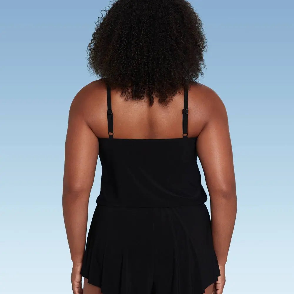 Aqua Green Women's Swim Romper One Piece Swimsuit with Pocket UPF 50+ Aqua GreenBullseye Deals