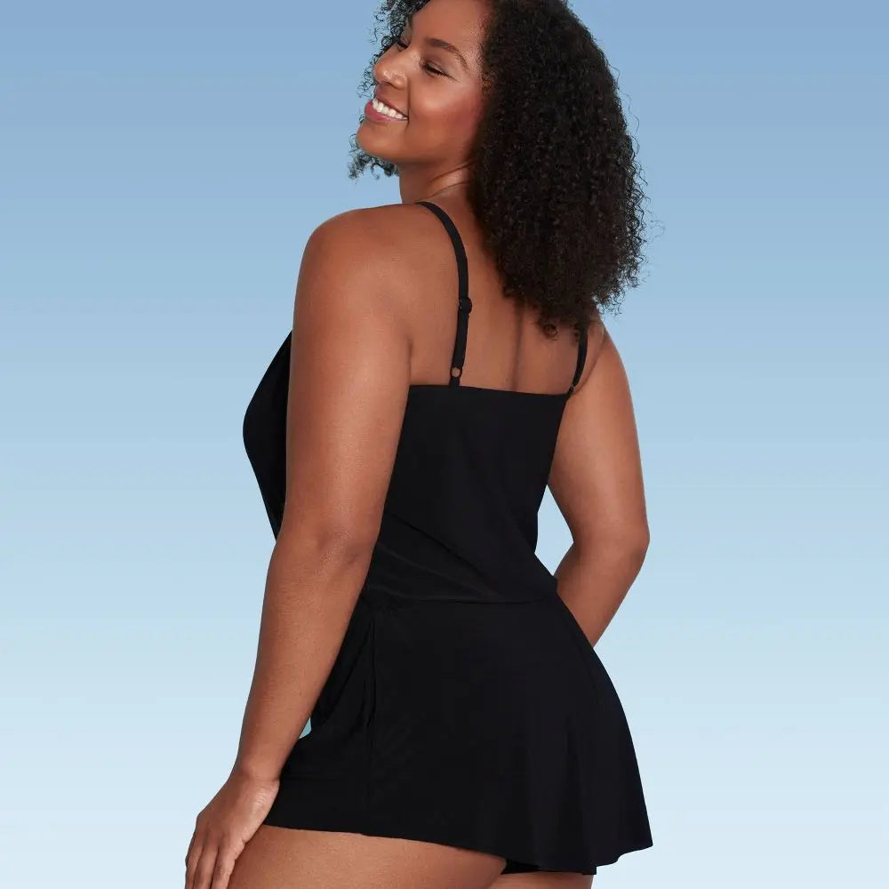 Aqua Green Women's Swim Romper One Piece Swimsuit with Pocket UPF 50+ Aqua GreenBullseye Deals