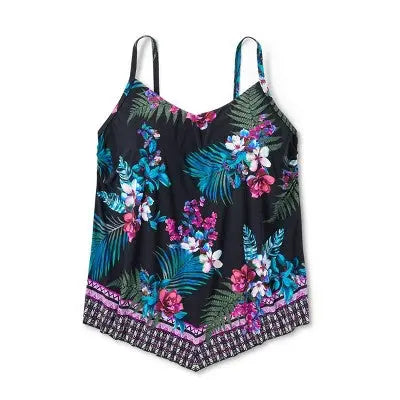 Aqua Green Women's Swimsuit Tankini Top Swimwear UPF 50+ Aqua GreenBullseye Deals