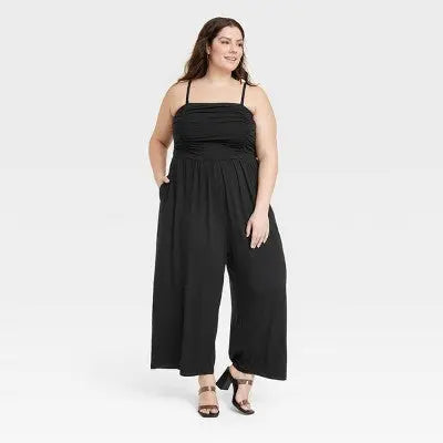 Ava & Viv Women's Strapless Bandeau Jumpsuit Off-The-Shoulder Ava & VivBullseye Deals