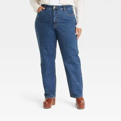 Ava & Viv Womens High Rise Straight Leg Full Jeans Midweight Ava & VivBullseye Deals