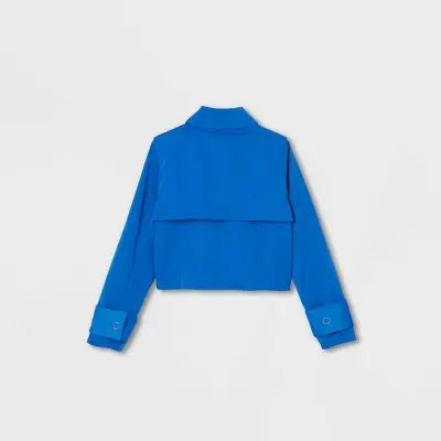 Black History Month Sammy B Adult Cropped Shacket - Blue, Stylish and Bold Target x Sammy BBullseye Deals