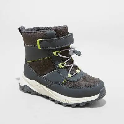 Boys' Noah Hiker Winter Boots - Cat & Jack Charcoal Cat & JackBullseye Deals