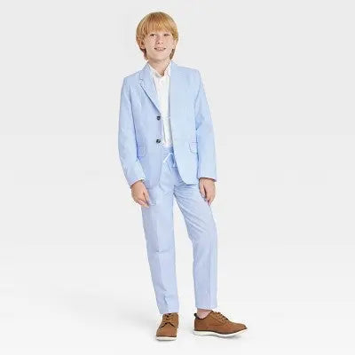 Cat & Jack Boys' Seersucker Striped Suit Jacket - Classic Fit Cotton Button-Down Cat & JackBullseye Deals