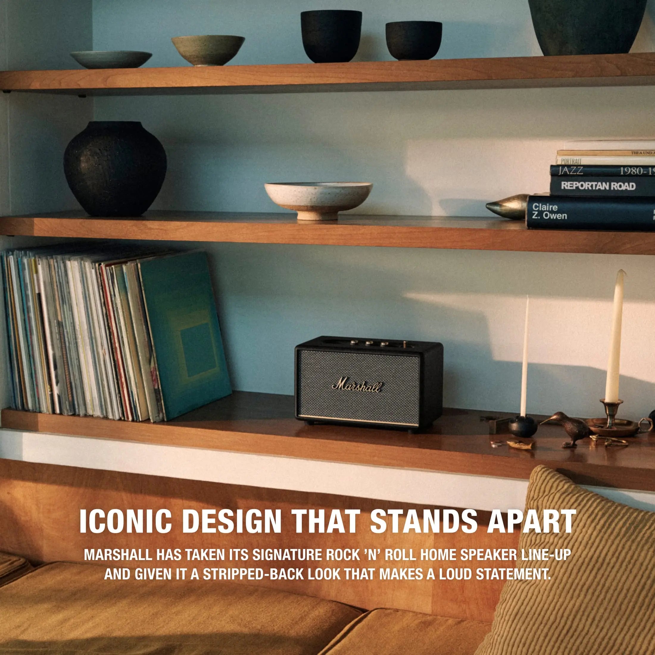 Certified Refurbished - Marshall Acton III Bluetooth Speaker (Black) Marshall