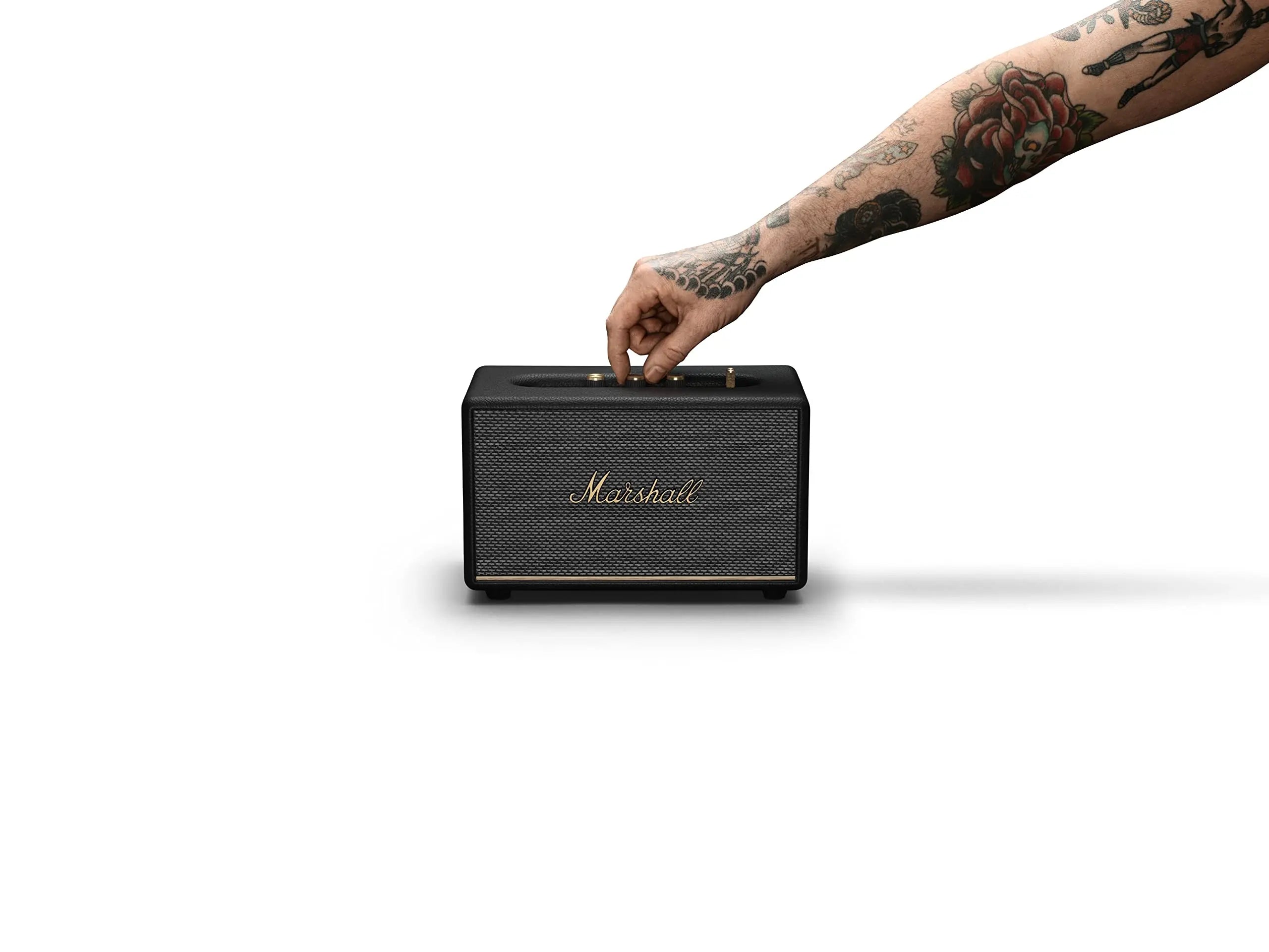 Certified Refurbished - Marshall Acton III Bluetooth Speaker (Black) Marshall