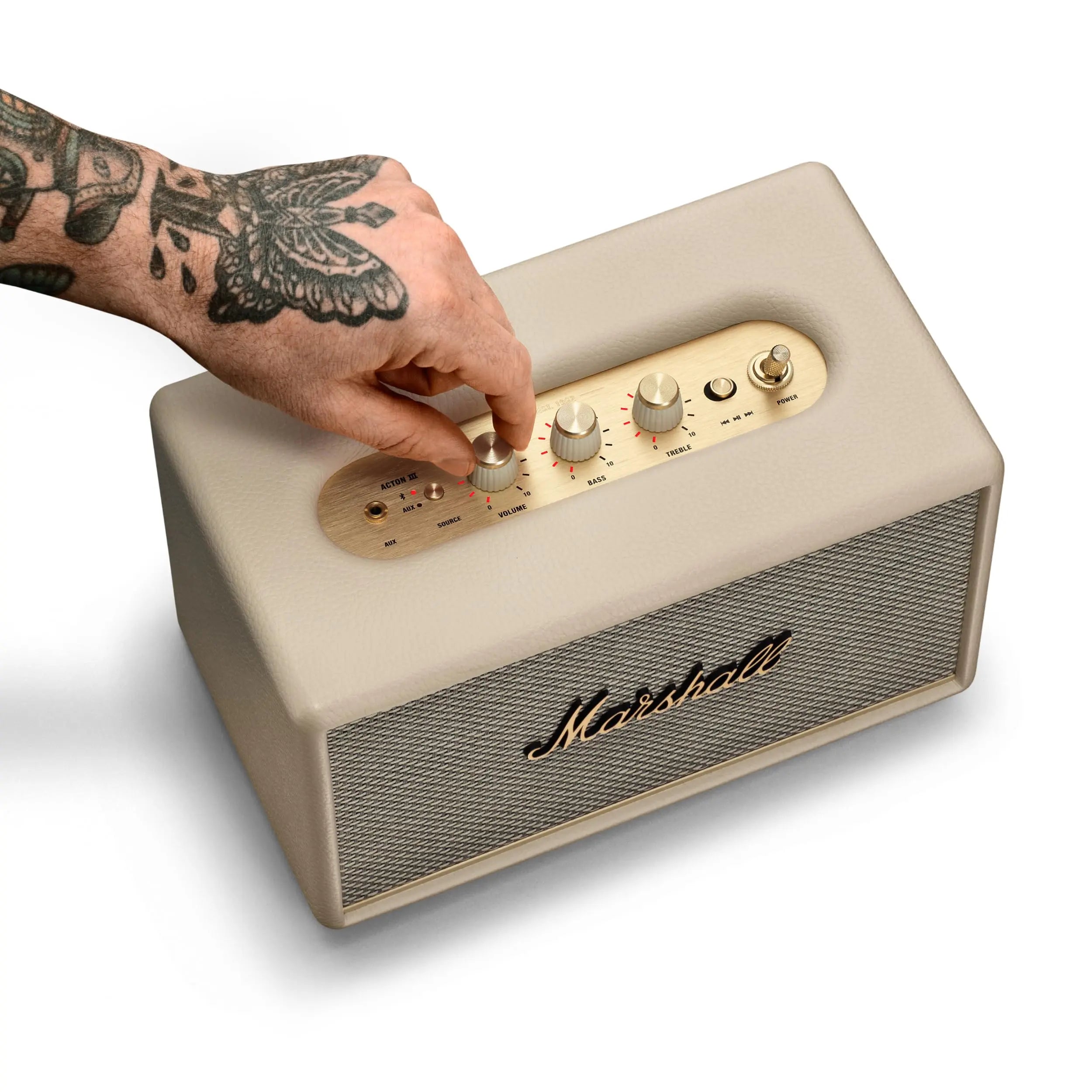Certified Refurbished - Marshall Acton III Bluetooth Speaker (Cream) MarshallBullseye Deals