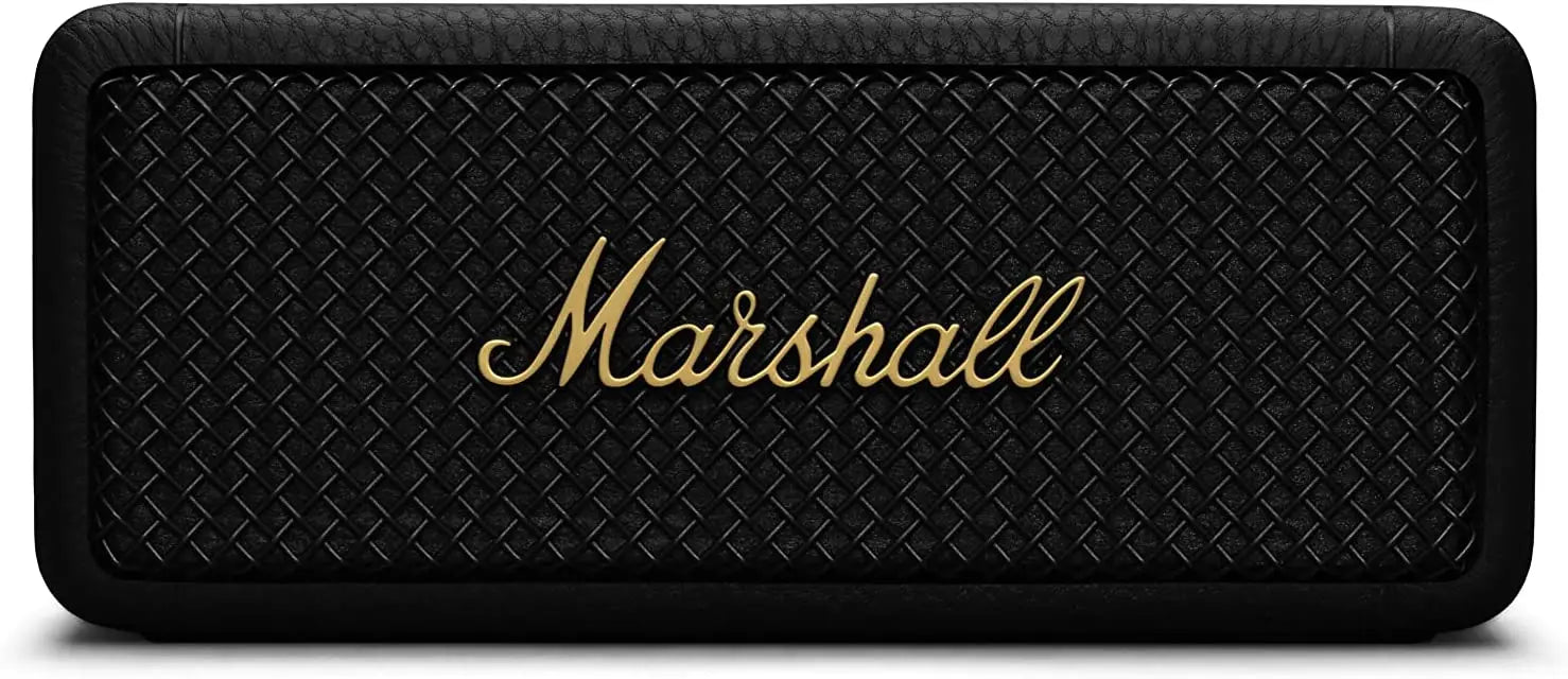 Certified Refurbished - Marshall - Emberton II BT Portable Speaker - Black & Brass MarshallBullseye Deals