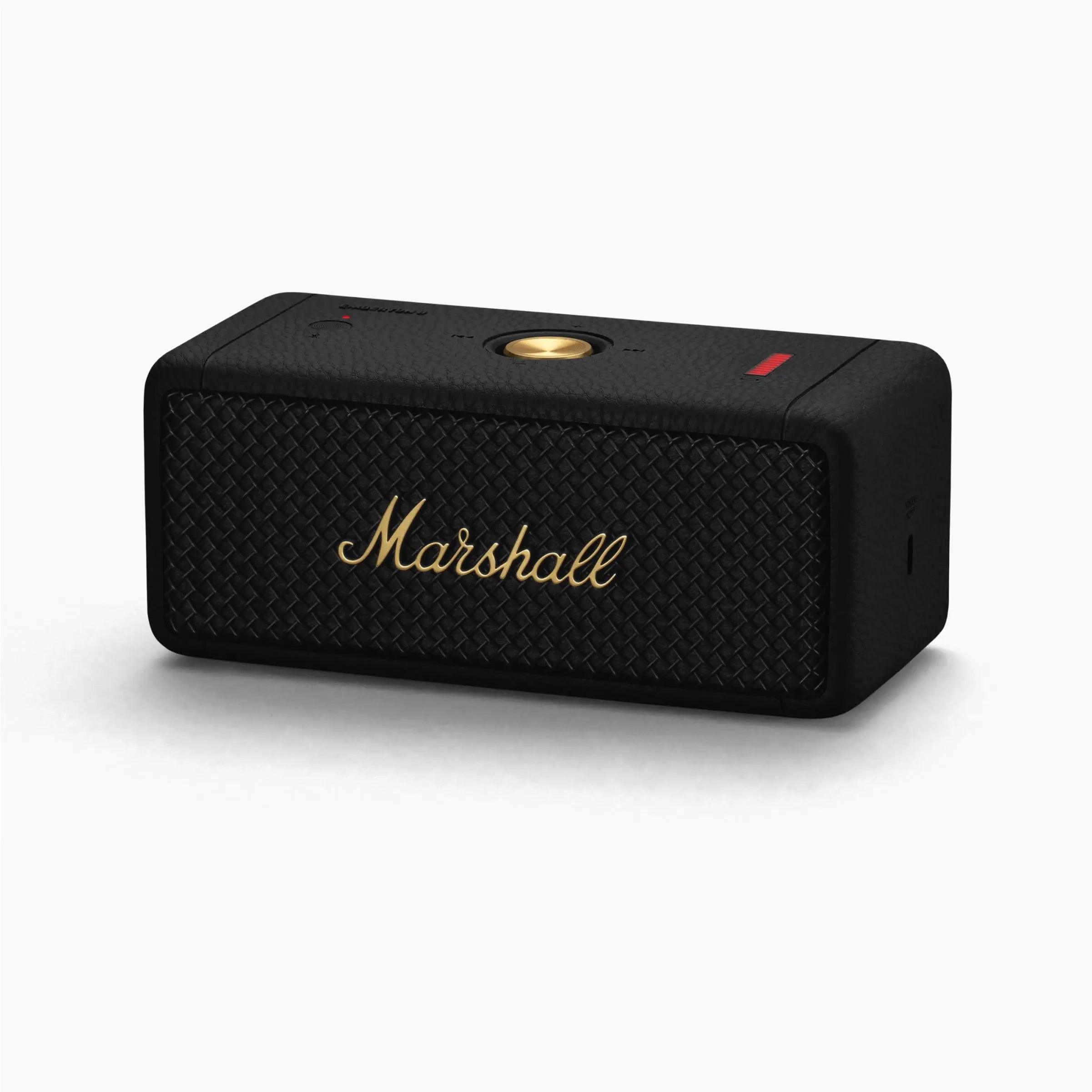 Certified Refurbished - Marshall - Emberton II BT Portable Speaker - Black & Brass MarshallBullseye Deals