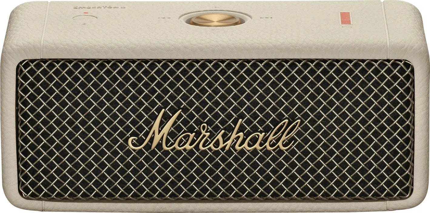 Certified Refurbished - Marshall - Emberton II Portable Bluetooth Speaker - Cream MarshallBullseye Deals