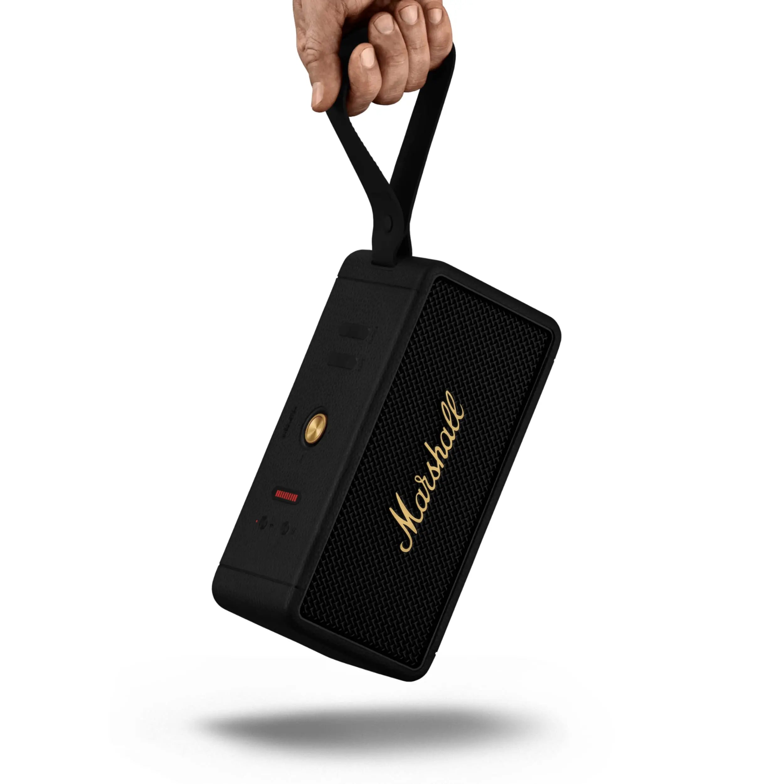 Certified Refurbished - Marshall - MIDDLETON BLUETOOTH PORTABLE SPEAKER - BLACK AND BRASS MarshallBullseye Deals