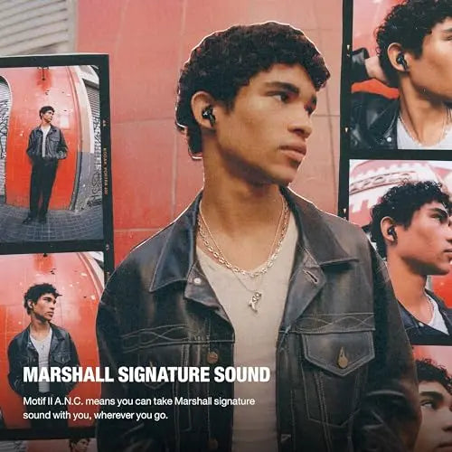 Certified Refurbished - Marshall MOTIF 1. ANC NOISE CANCELLING EAR BUDS MarshallBullseye Deals
