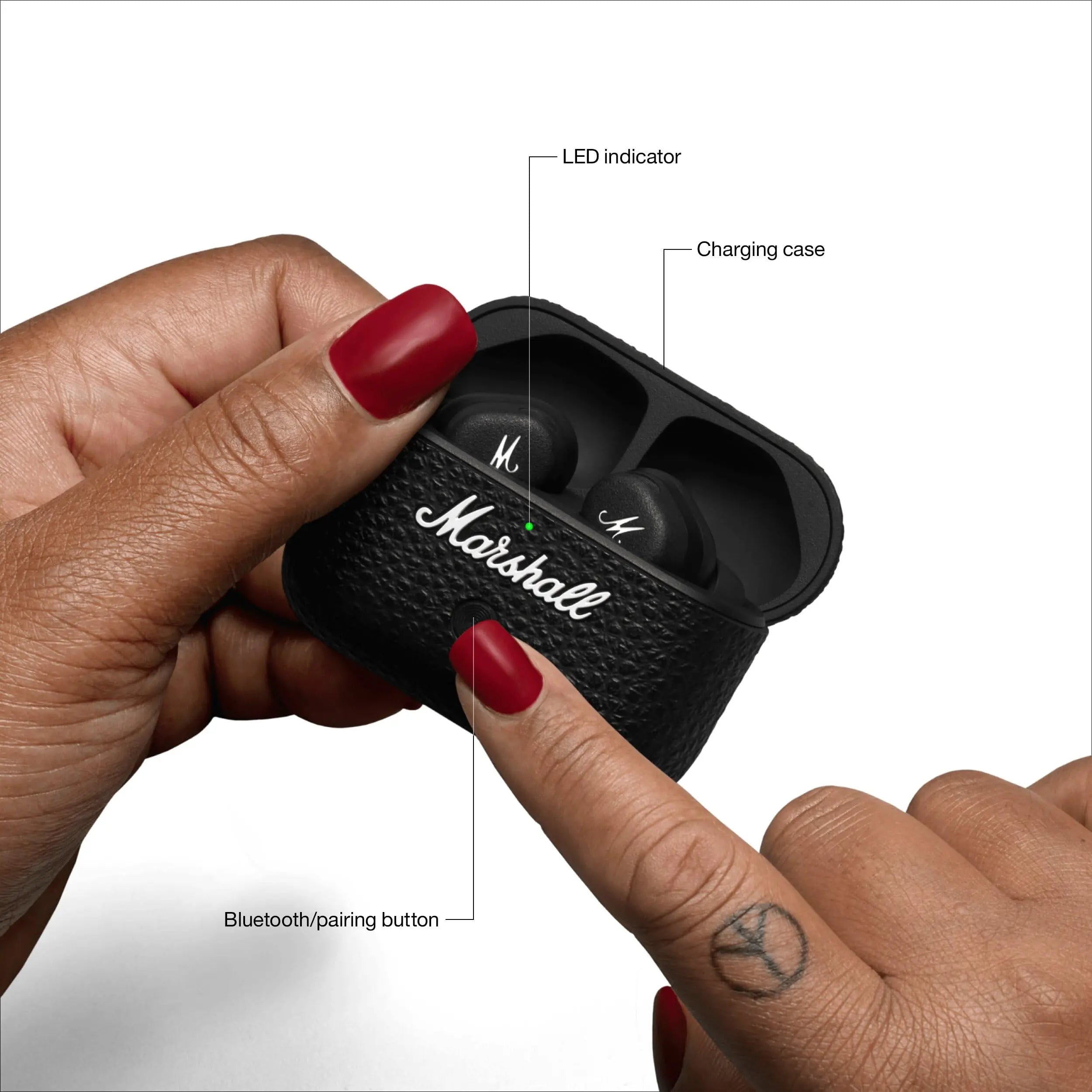 Certified Refurbished - Marshall MOTIF 1. ANC NOISE CANCELLING EAR BUDS MarshallBullseye Deals