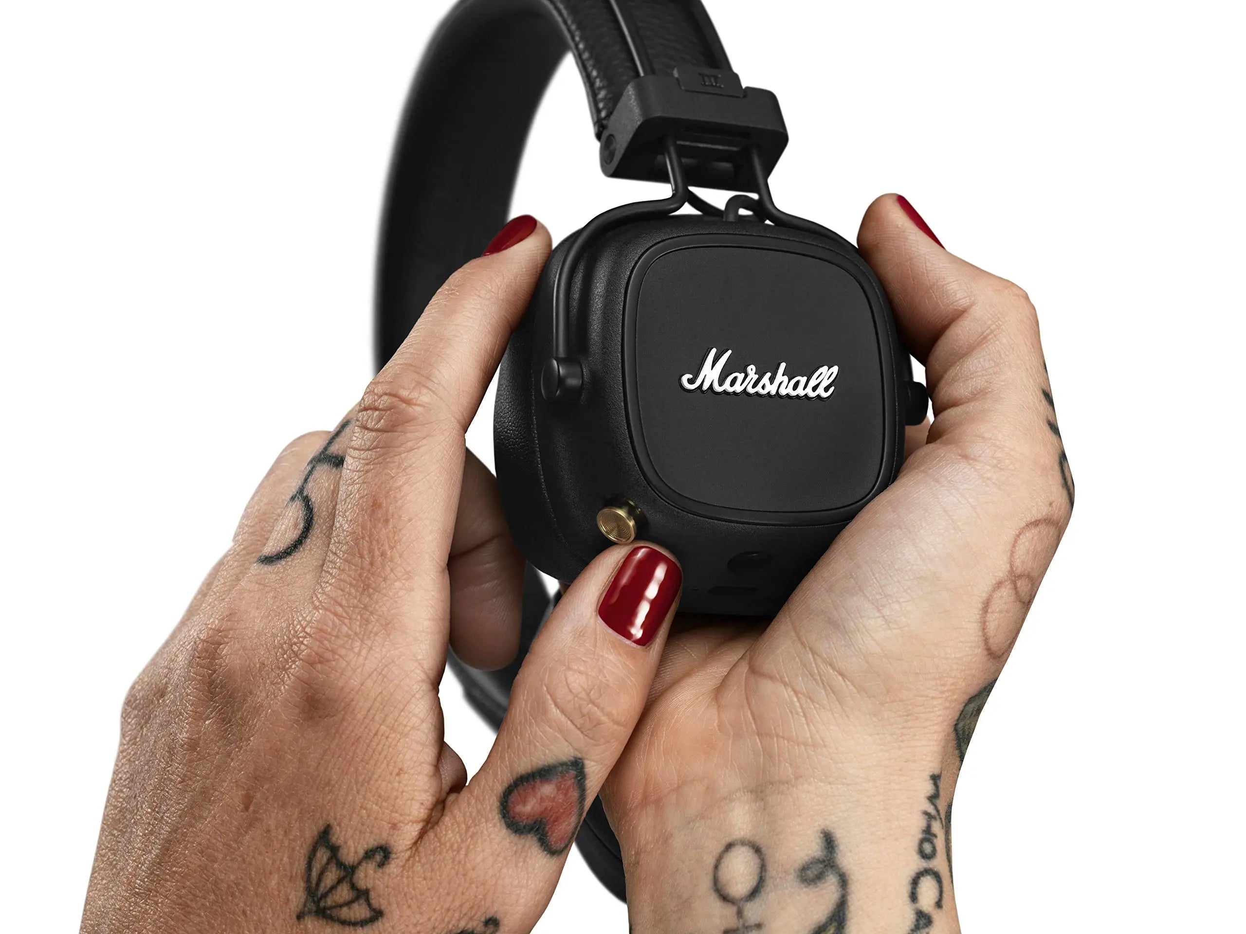 Certified Refurbished - Marshall - Major IV Bluetooth  Headphone with wireless charging - Black MarshallBullseye Deals
