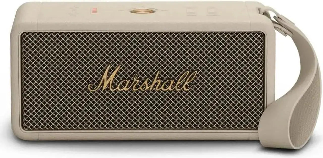 Certified Refurbished - Marshall Middleton Portable Bluetooth Speaker - Cream MarshallBullseye Deals