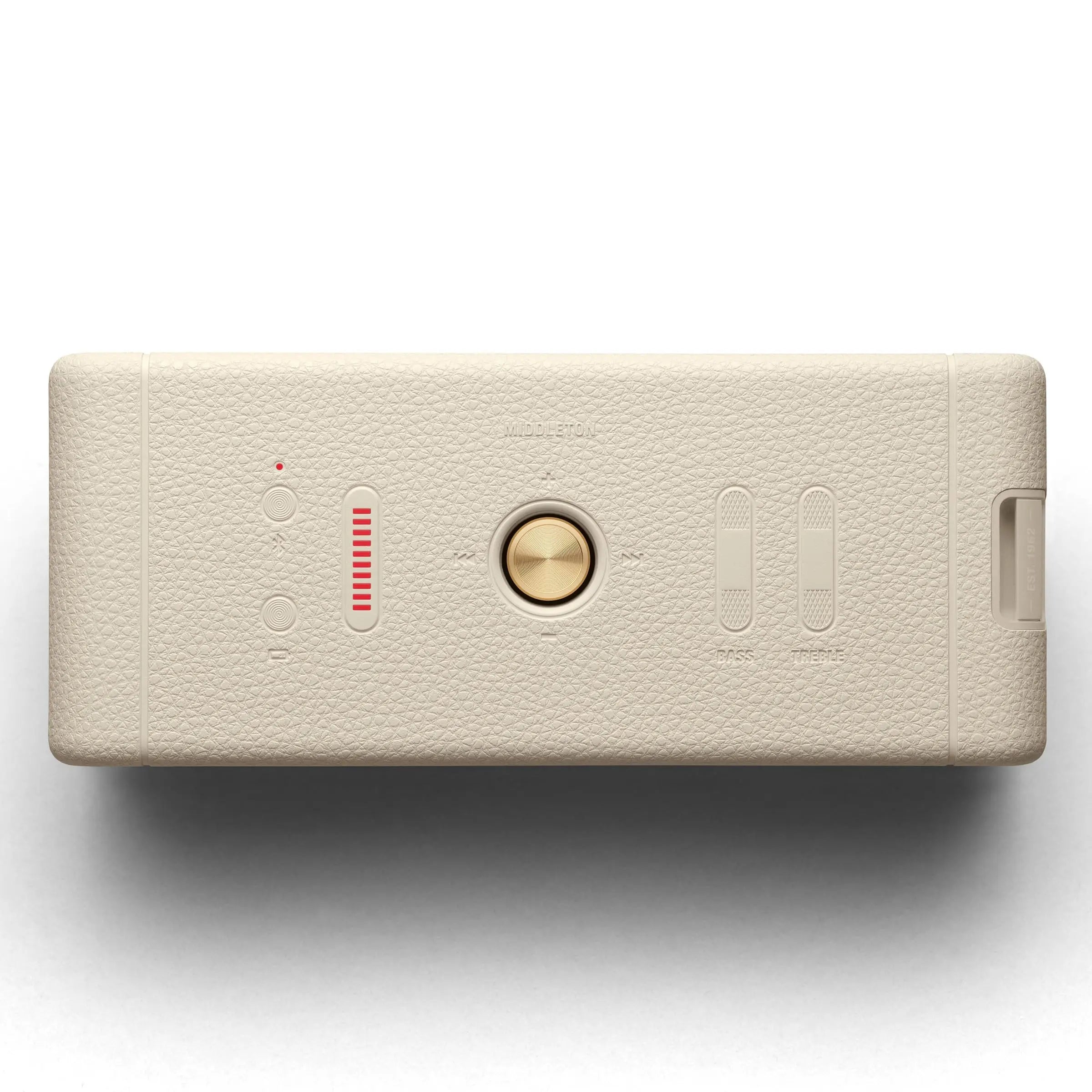 Certified Refurbished - Marshall Middleton Portable Bluetooth Speaker - Cream MarshallBullseye Deals