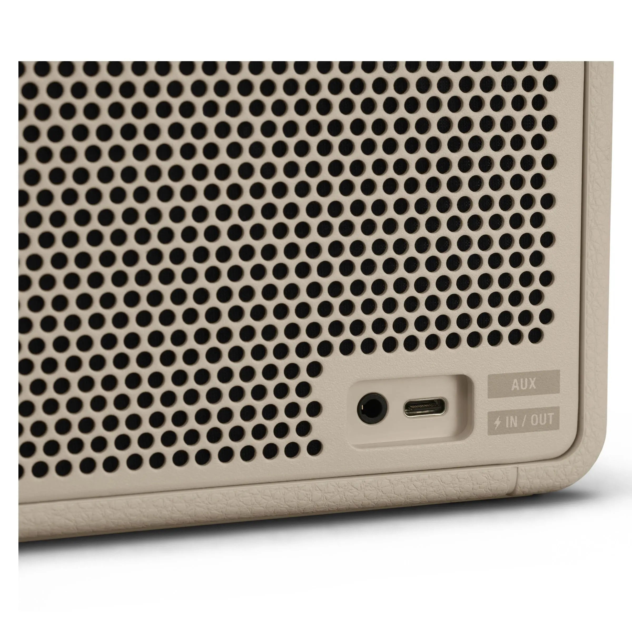 Certified Refurbished - Marshall Middleton Portable Bluetooth Speaker - Cream MarshallBullseye Deals