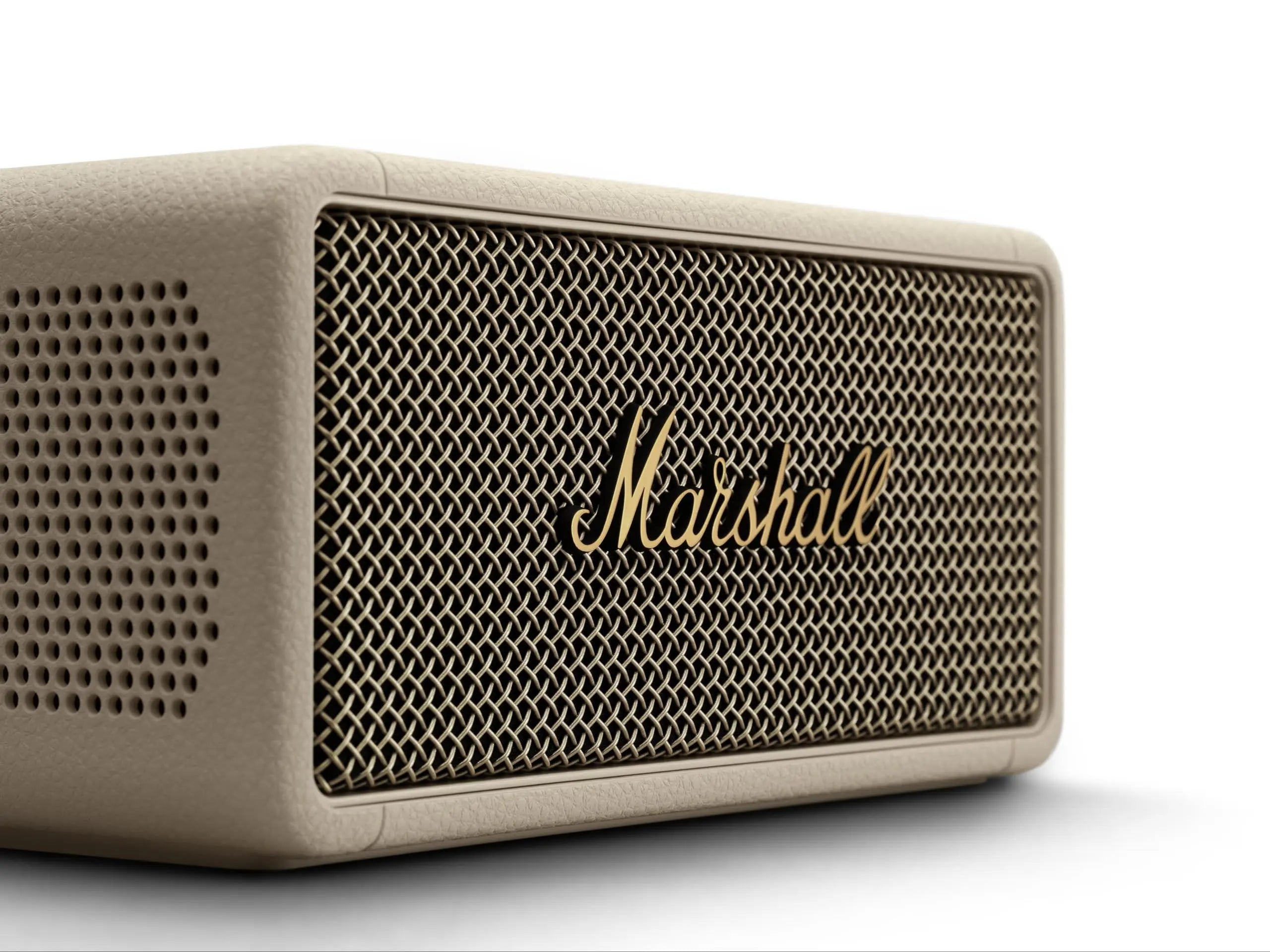Certified Refurbished - Marshall Middleton Portable Bluetooth Speaker - Cream MarshallBullseye Deals