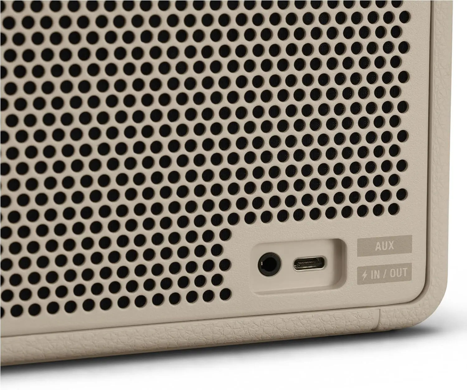 Certified Refurbished - Marshall Middleton Portable Bluetooth Speaker - Cream MarshallBullseye Deals